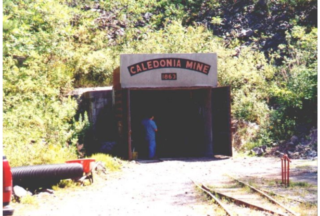 History of the Mine - Caledonia Copper Mine